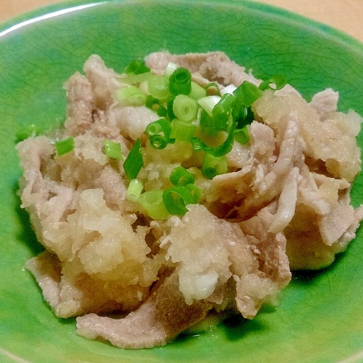 夏にさっぱり★豚肉のおろしポン酢合え